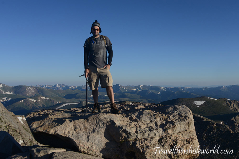 At the summit of Mt. Evans Colorado