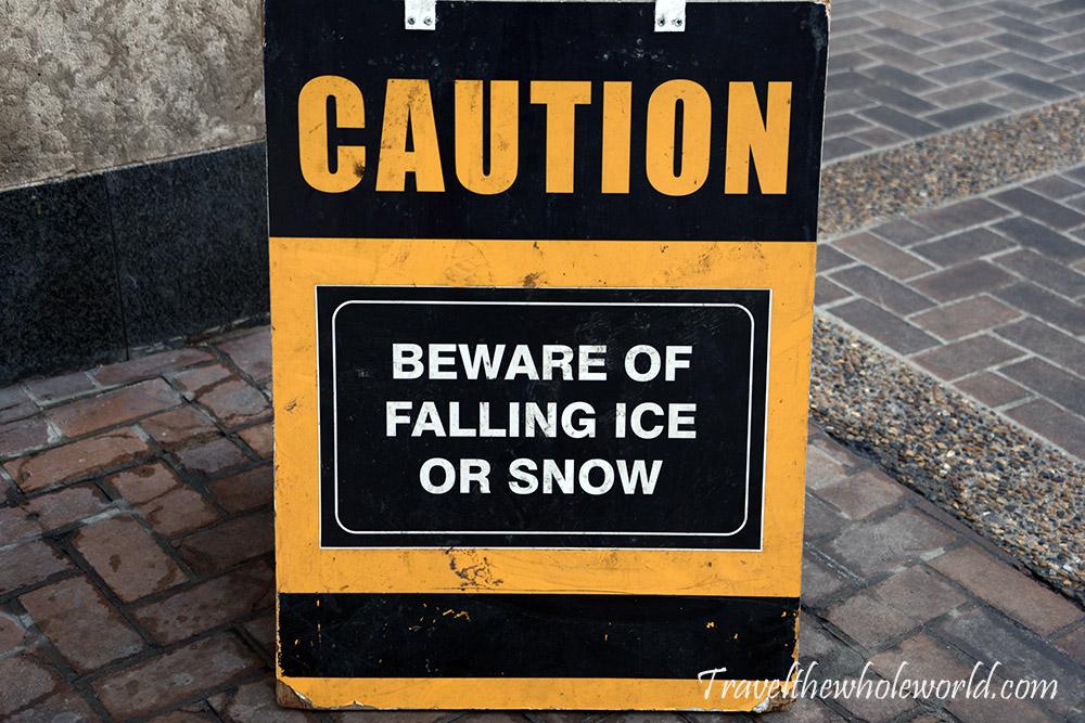 Watch For Falling Ice Canada Falling Ice Warning Sign