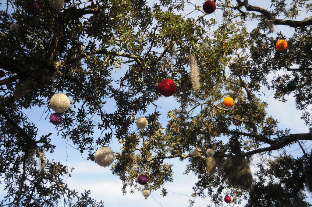 Christmas decorations at Bellingrath Gardens