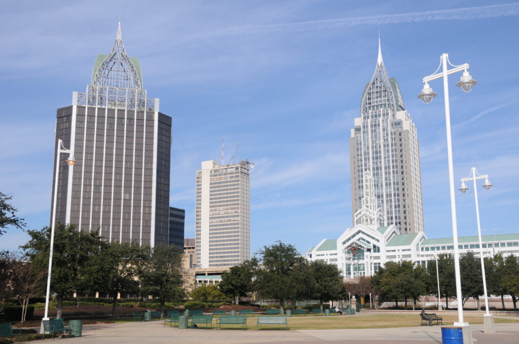 Downtown Mobile Alabama