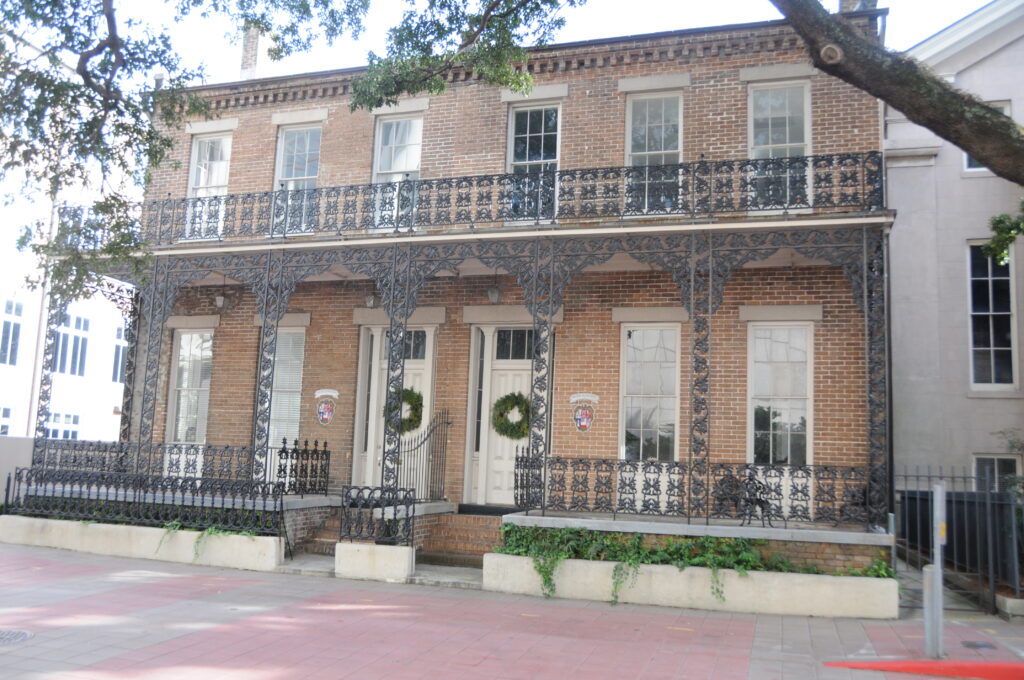 Historic Southern house in Mobile Alabama