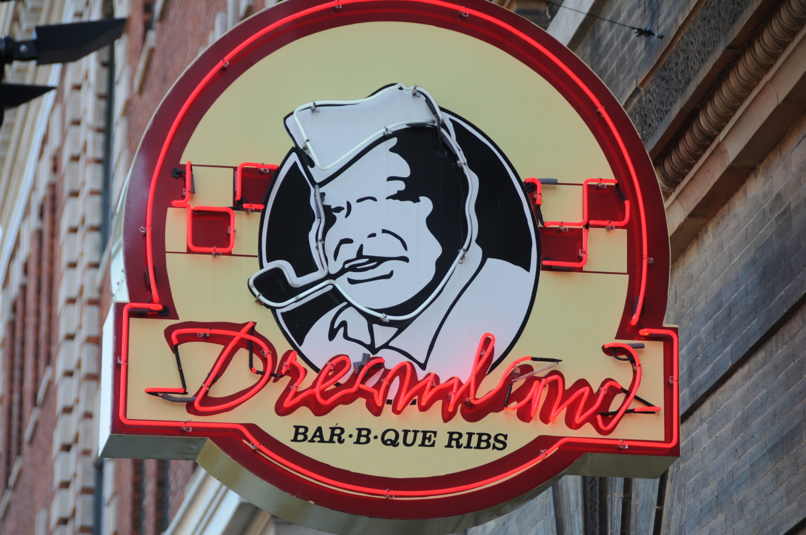 Barbecue ribs at Dreamland Bar-B-Que in Montgomery Alabama