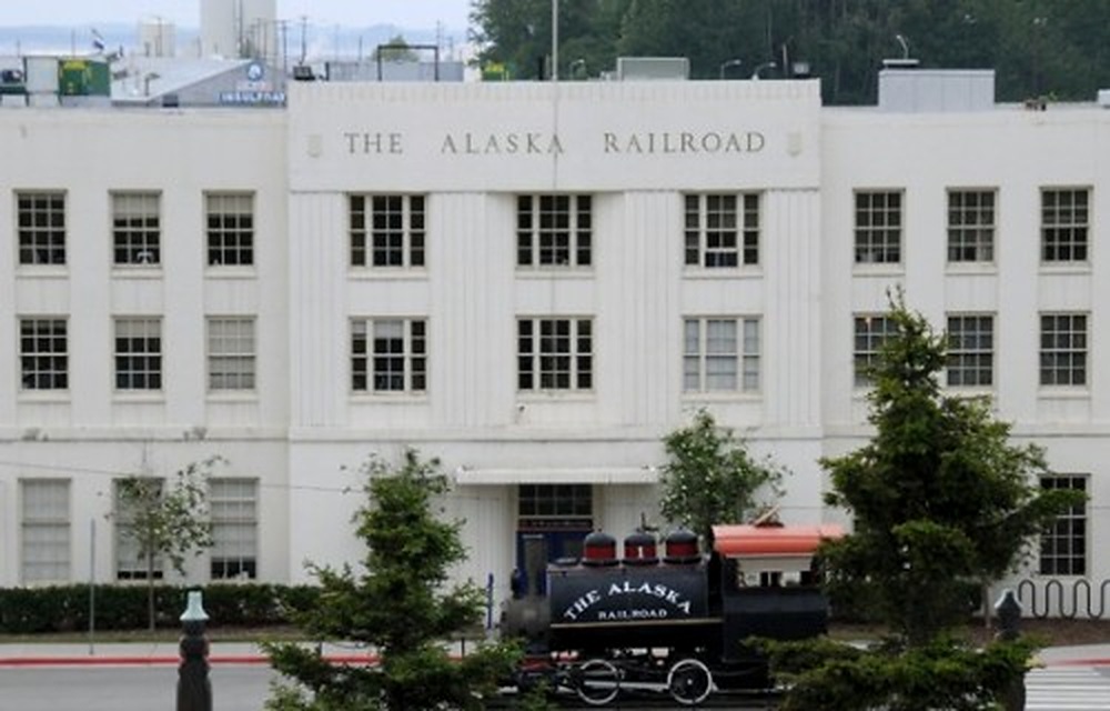 Alaska Railroad headquarters in Anchorage