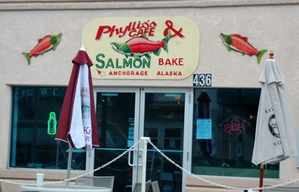 Salmon cafe in Anchorage Alaska