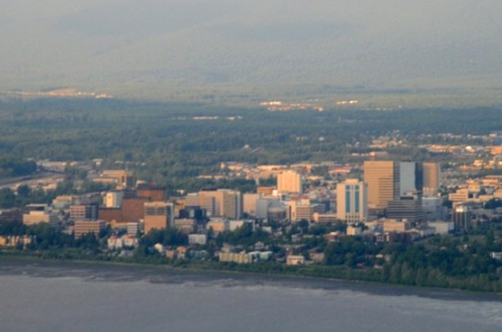 View of Anchorage Alaska