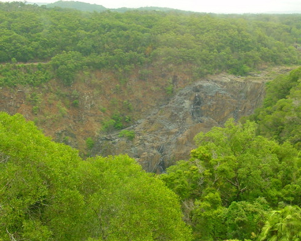 Barron Falls near Cairns in Queensland Australia