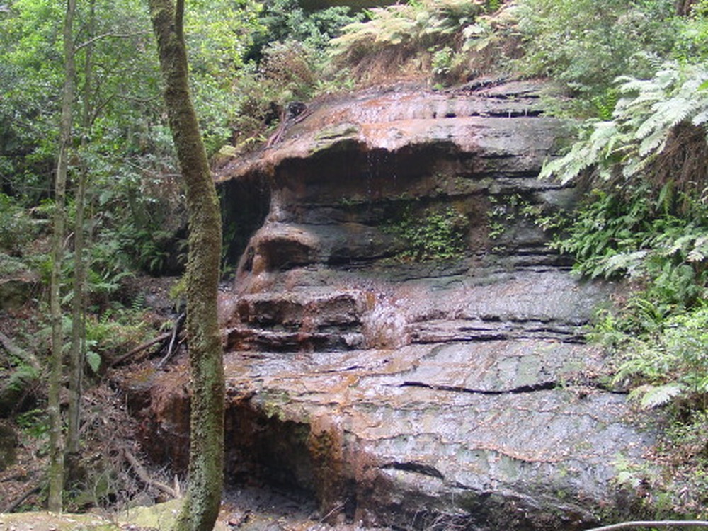 Waterfall in Australia's Blue Mountains