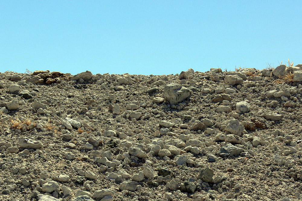 Open salt pan landscape in Botswana