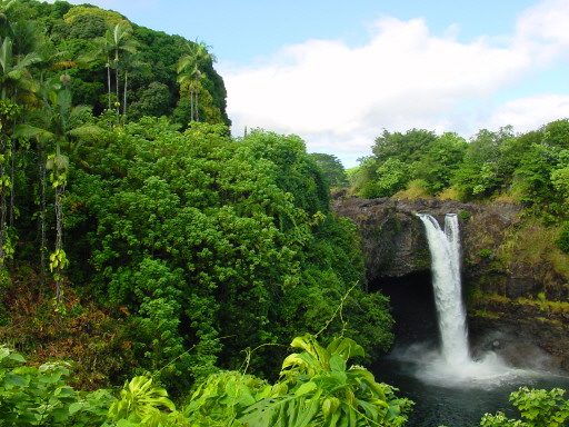Hawaii Big Island Rainbow Falls