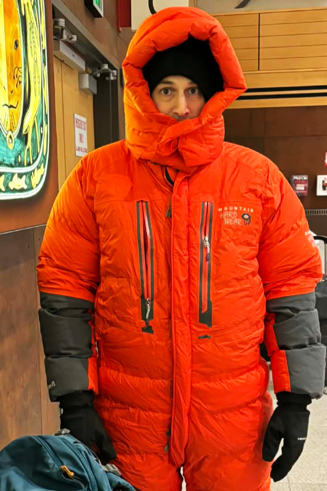 Standing outside in Fairbanks, Alaska during extreme winter cold