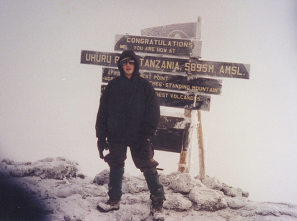 Me on Mount Kilimanjaro in November 1999