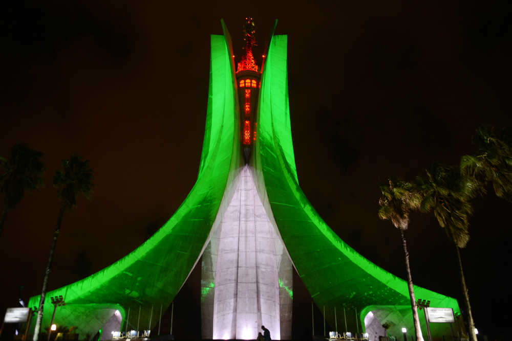 Martyrs Memorial in Algiers Algeria