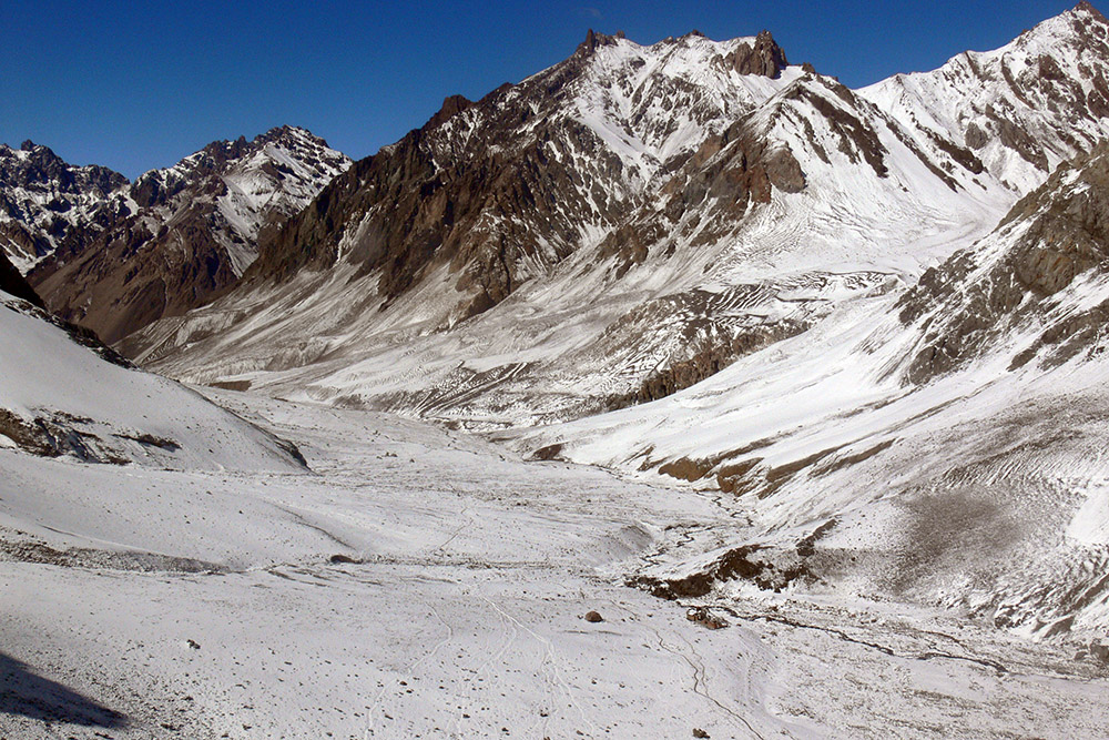 Horcones Valley near the end of the Aconcagua expedition