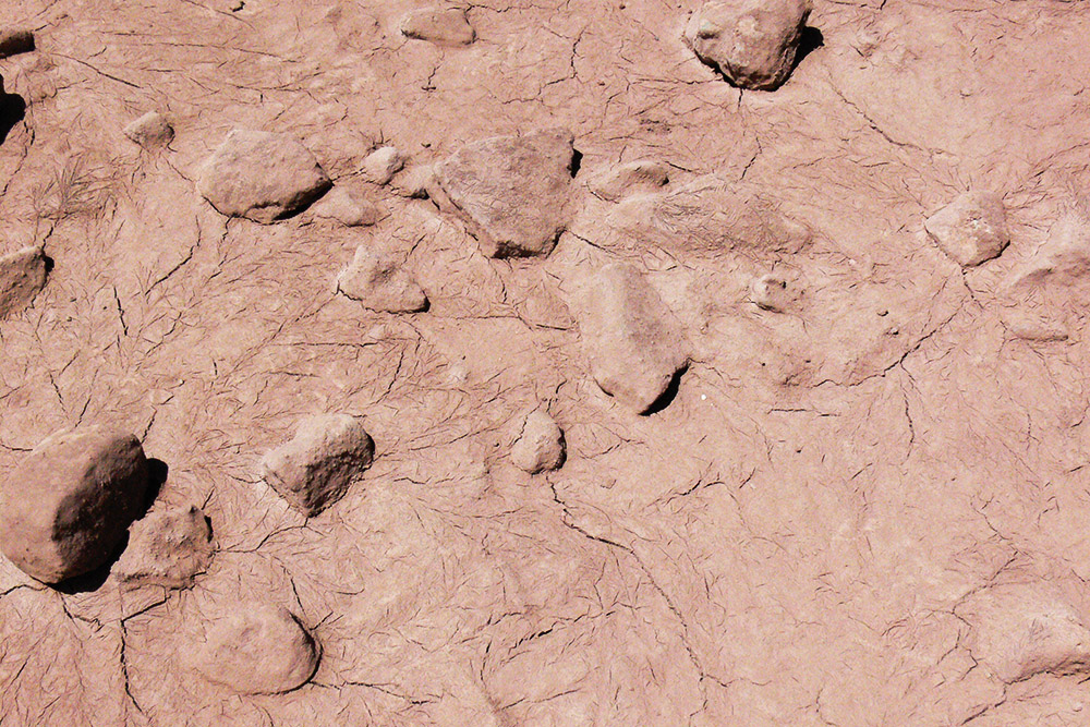 Muddy terrain near Aconcagua