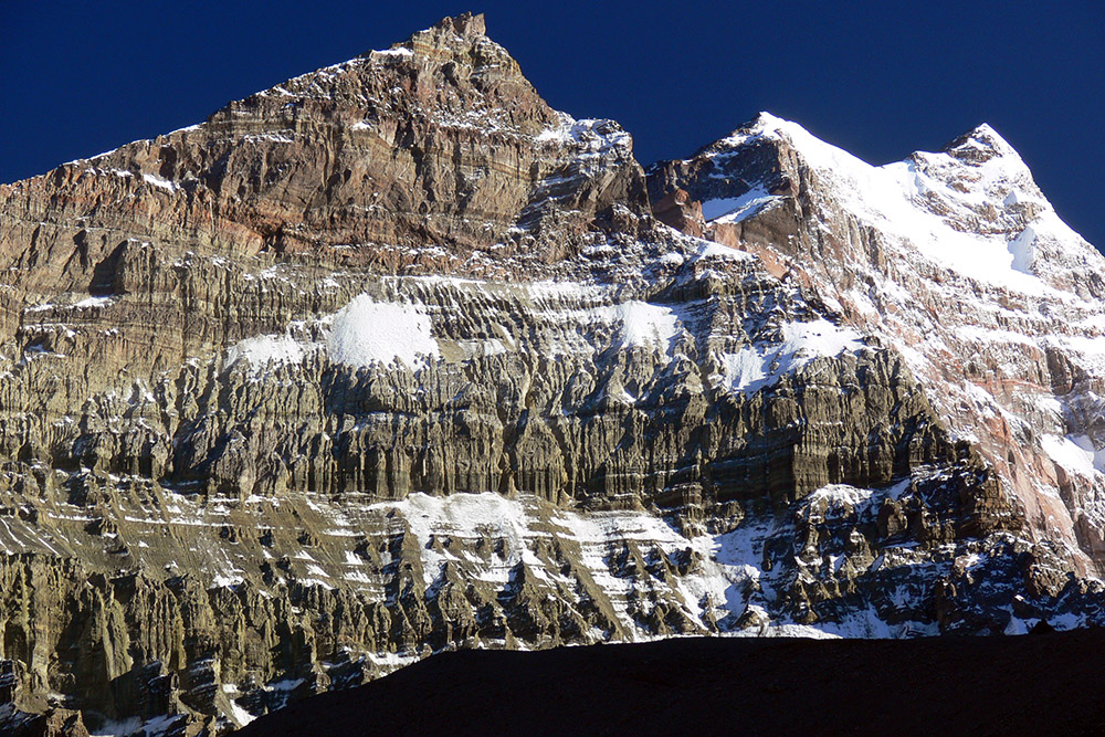 Mountain near Camp Confluencia on Aconcagua