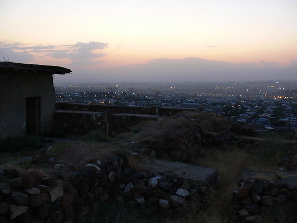 Ancient ruins of Erebuni Fortress in Yerevan, Armenia