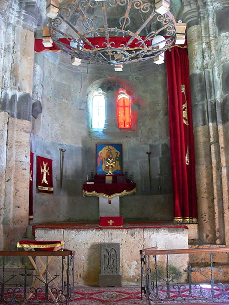 Interior of a church at Haghartsin Monastery
