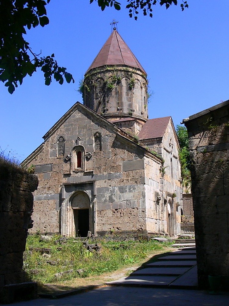 Haghartsin Monastery surrounded by forest in Armenia