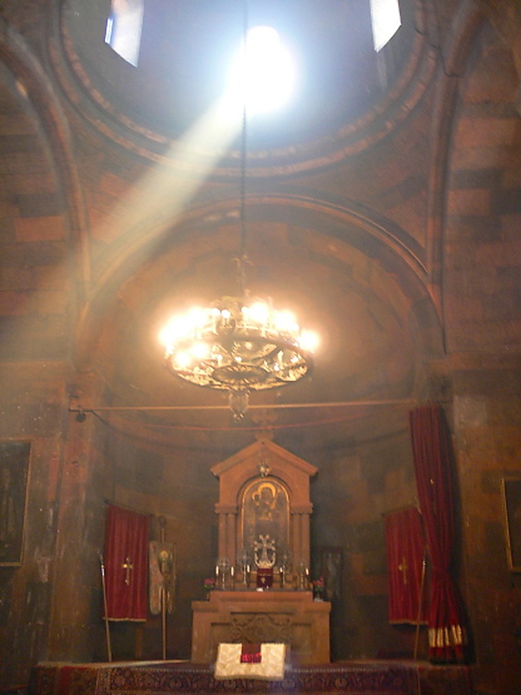 Altar inside Khor Virap Monastery in Armenia