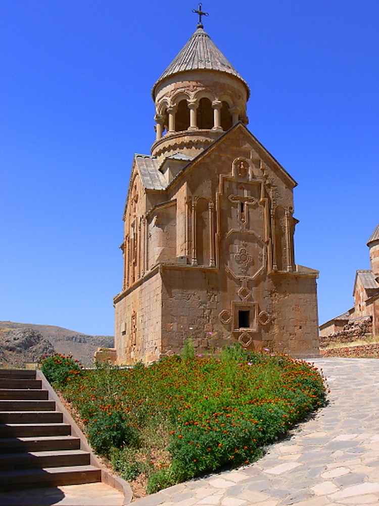 Historic church at Noravank Monastery in Armenia