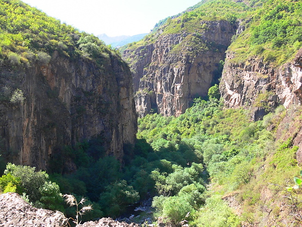 Deep Vorotan Canyon in southern Armenia
