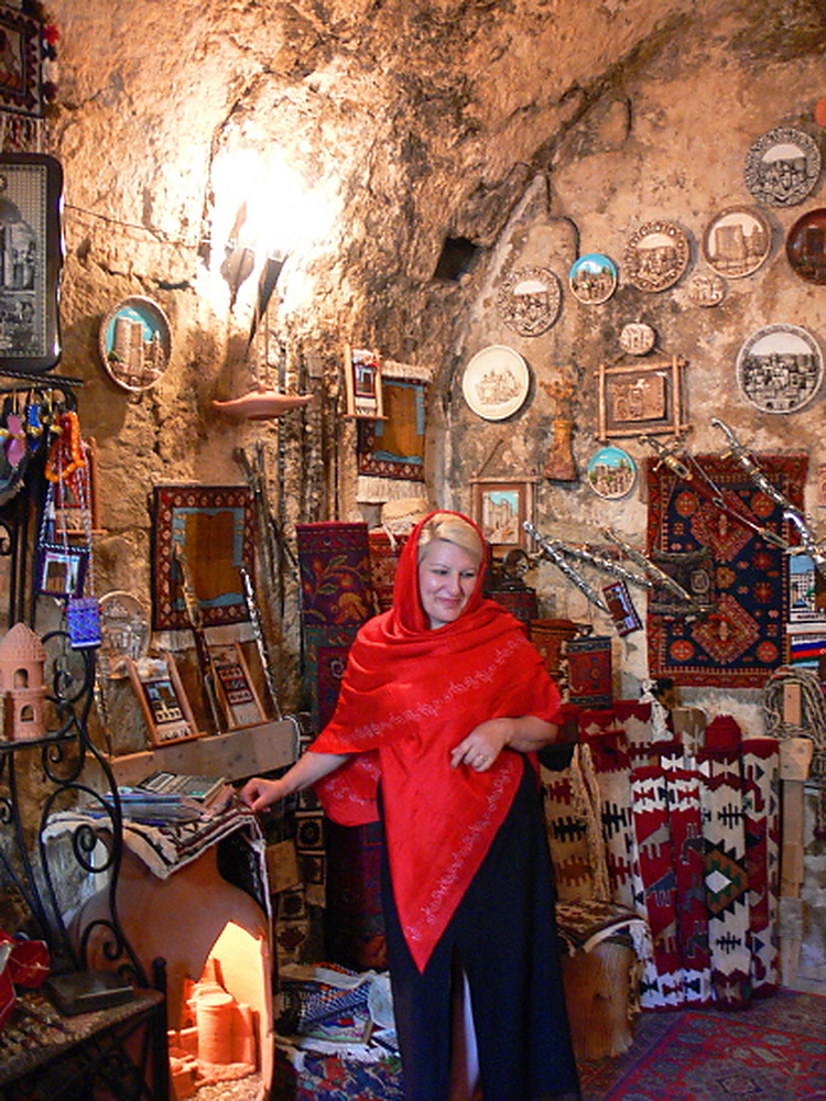 Woman in Baku's Old City