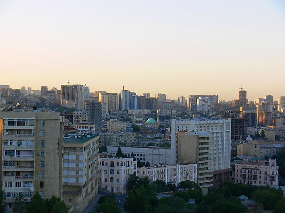 Modern Baku in Azerbaijan
