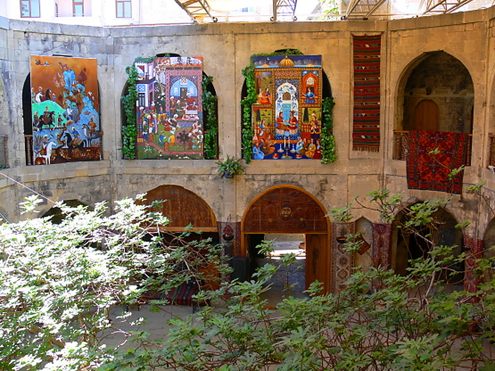 Historic caravanserai in Baku's Old City