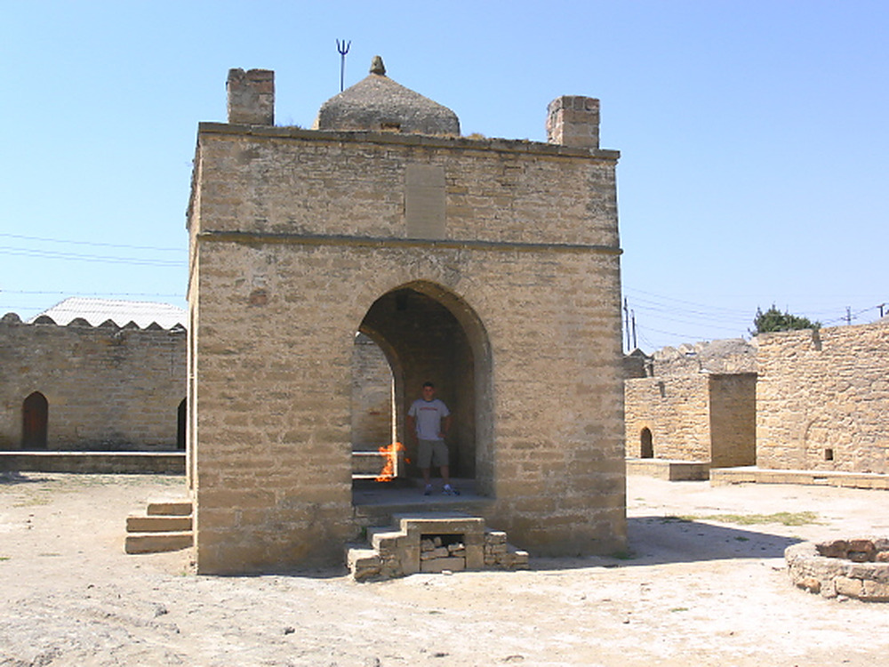 Ateshgah Fire Temple complex near Baku