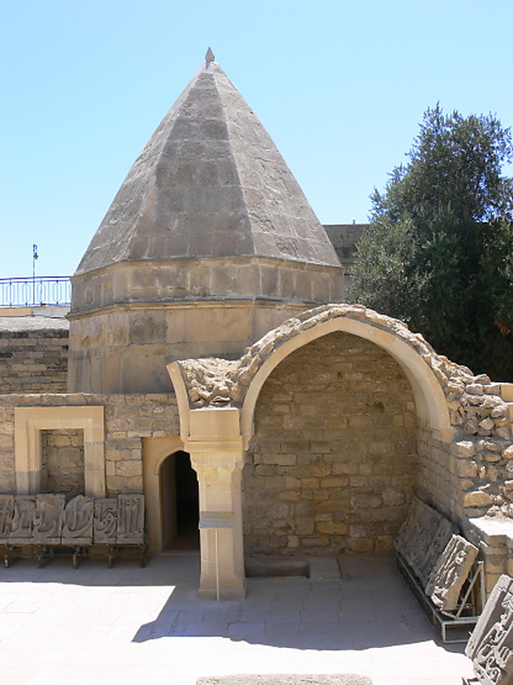 Historic building at the Palace of the Shirvanshahs in Baku
