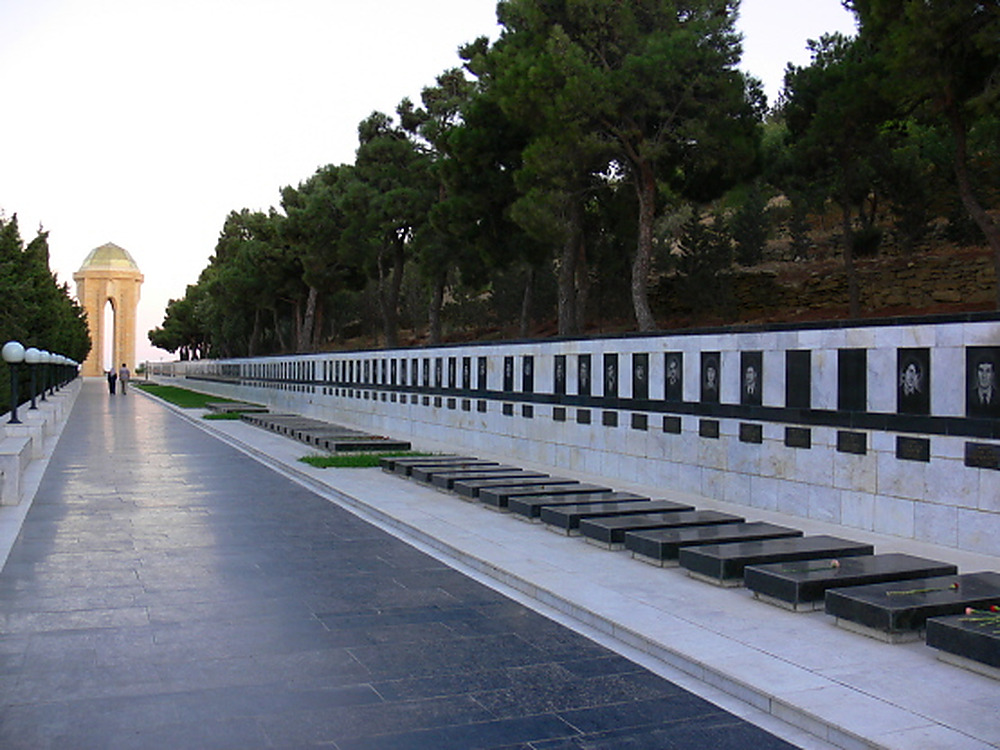 Martyrs' Lane memorial in Baku, Azerbaijan