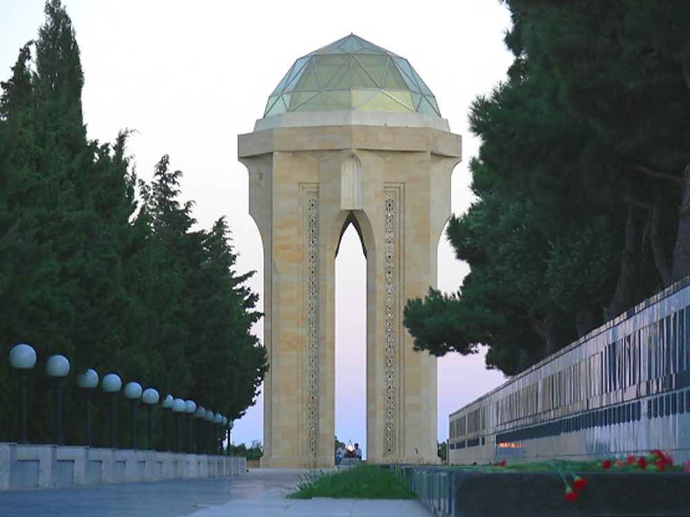 Memorial at Martyrs' Lane in Baku