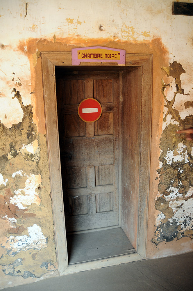 Dark Room associated with royal deaths inside the former palace in Porto-Novo, Benin