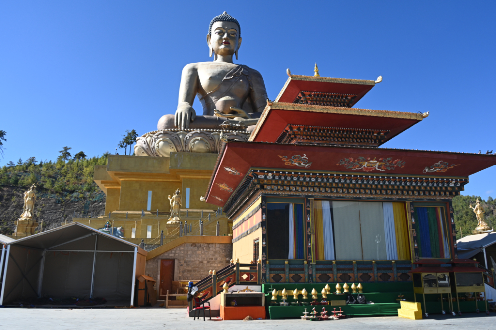 Buddha Dordenma statue overlooking Thimphu, Bhutan