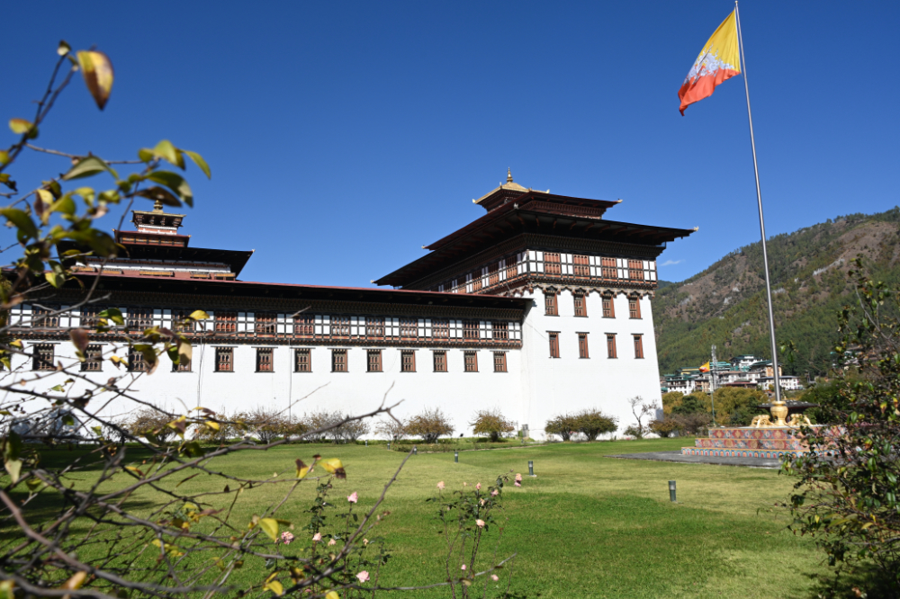 Tashichho Dzong fortress and monastery in Thimphu, Bhutan