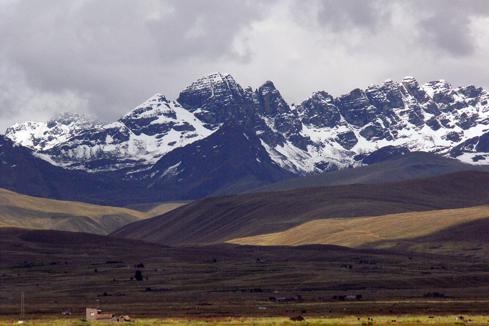 Andes Mountains outside La Paz, Bolivia