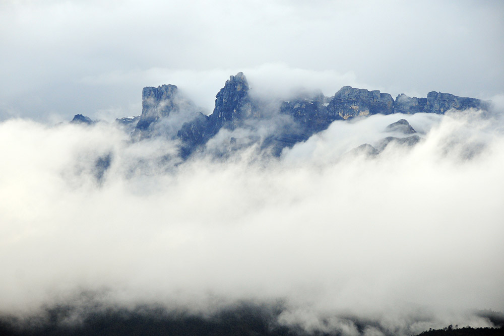 View of the highlands from Camp III