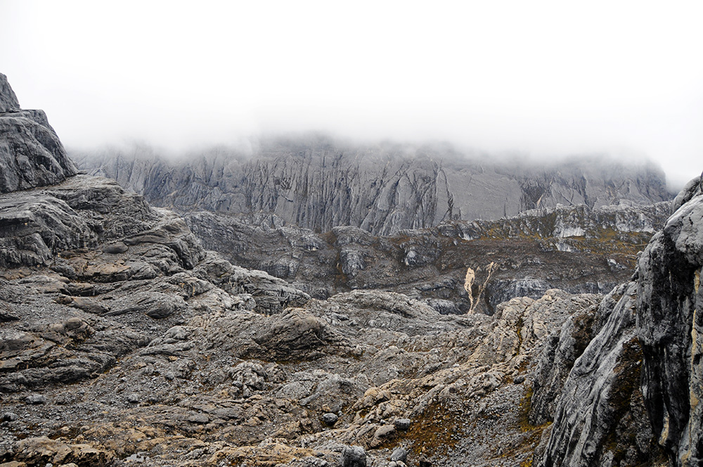 First view of the base of Carstensz Pyramid