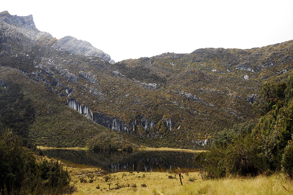 Lake in the highlands near Carstensz Pyramid
