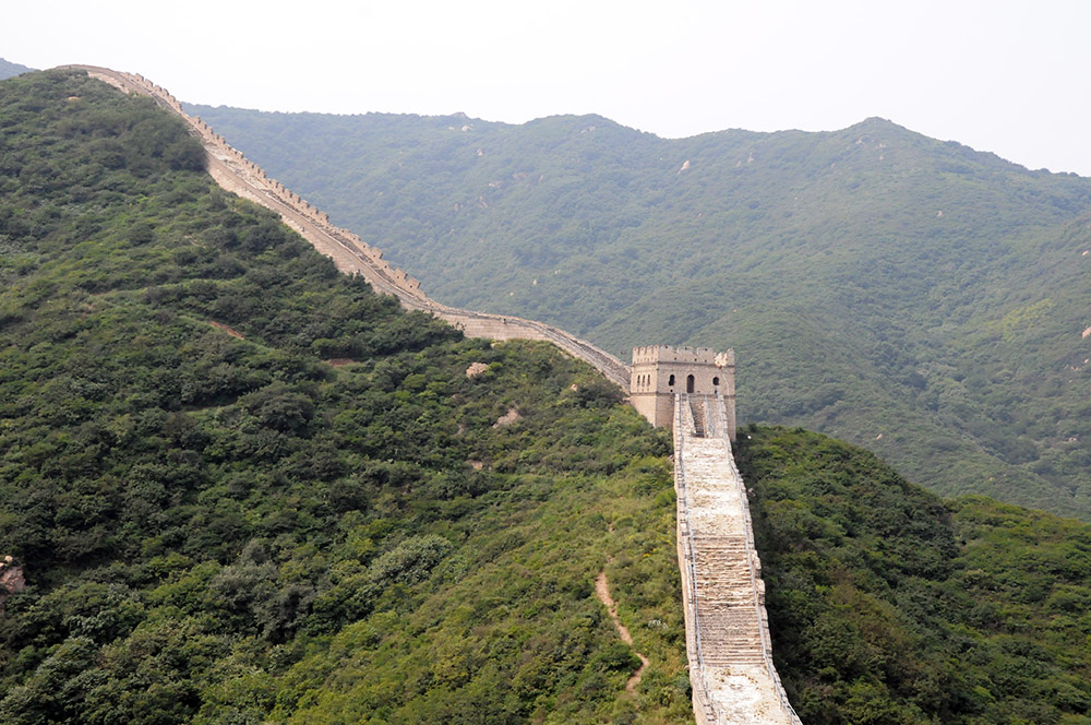 Steep section of the Great Wall of China