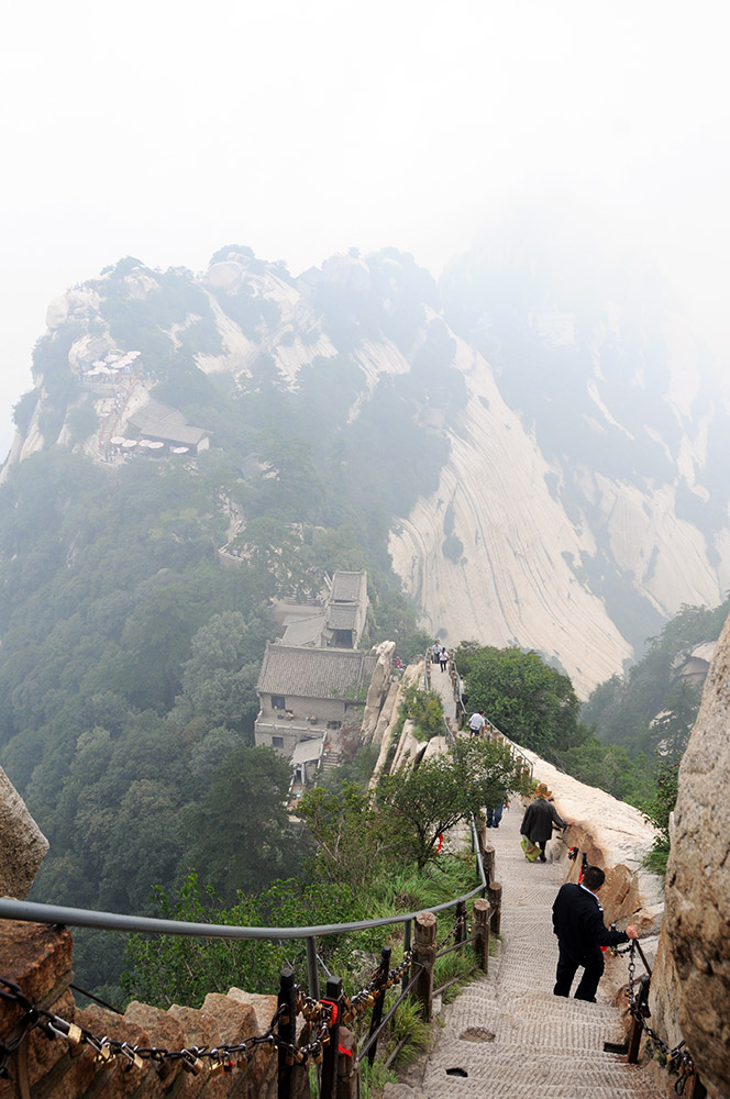 Blue Dragon Ridge on Mount Huashan
