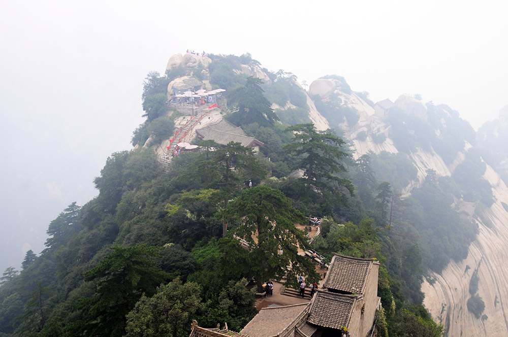Blue Dragon Ridge on Mount Huashan