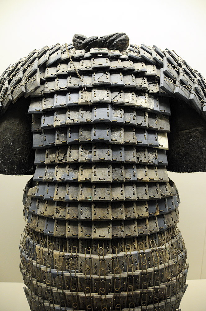 Stone armor from the mausoleum complex of Qin Shi Huang