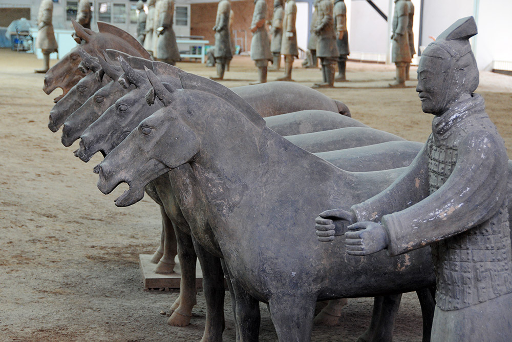 Terracotta Warriors from the mausoleum of Qin Shi Huang