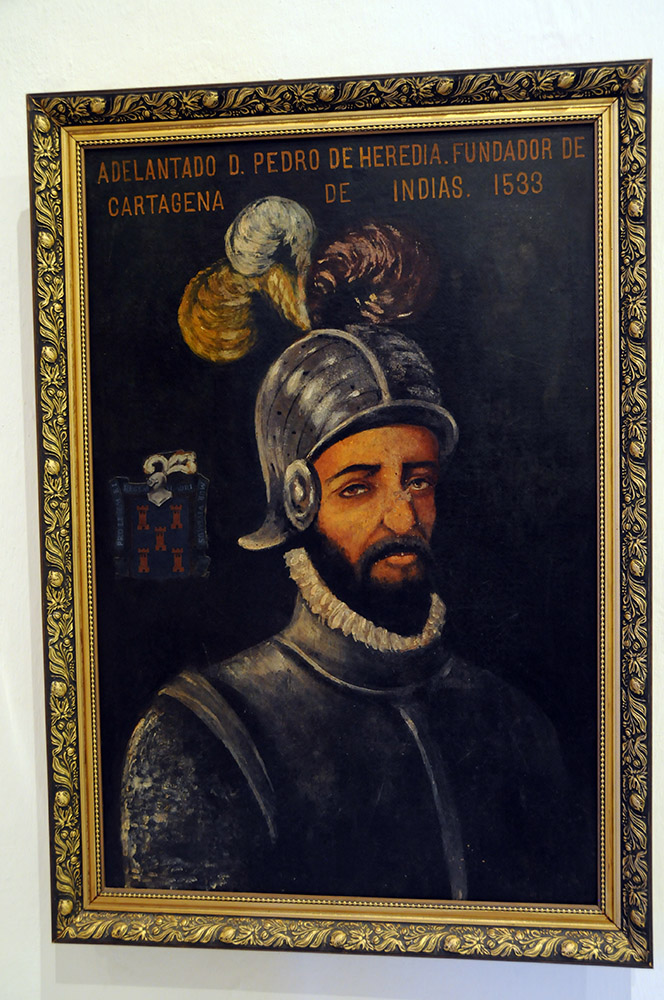 Historic portrait in Cartagena museum