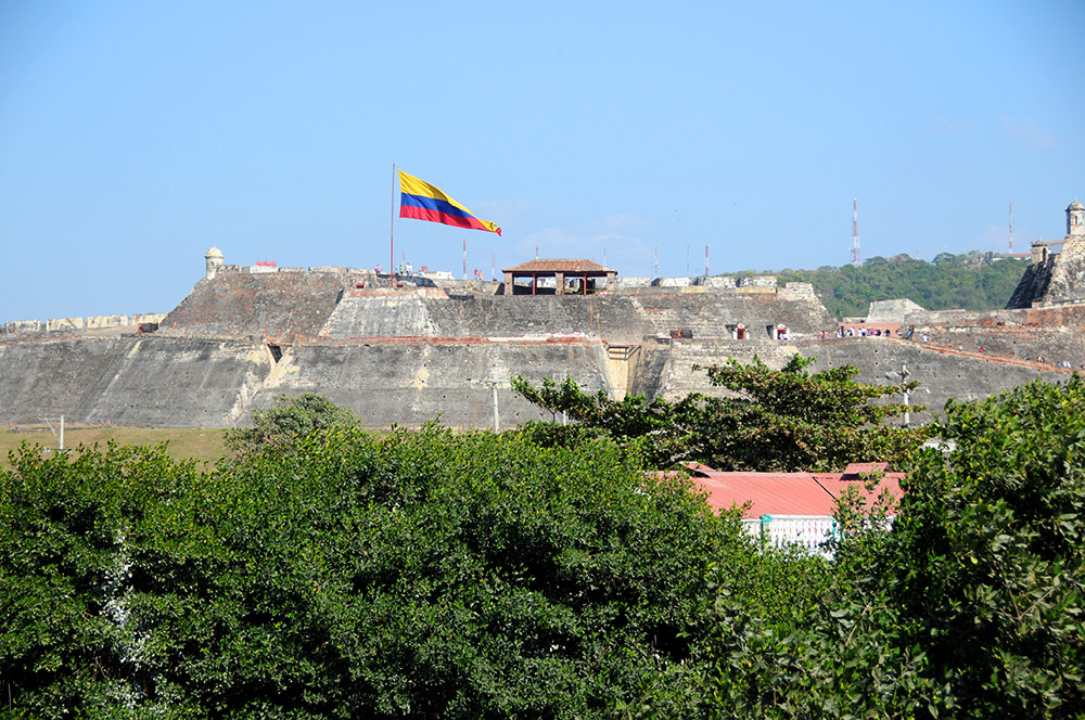 Castillo San Felipe de Barajas in Cartagena Colombia