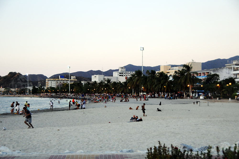 Beach in Santa Marta Colombia