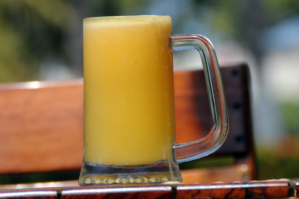 Passion fruit juice in Santa Marta Colombia