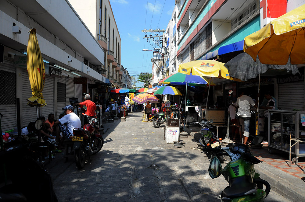 Street in Santa Marta Colombia