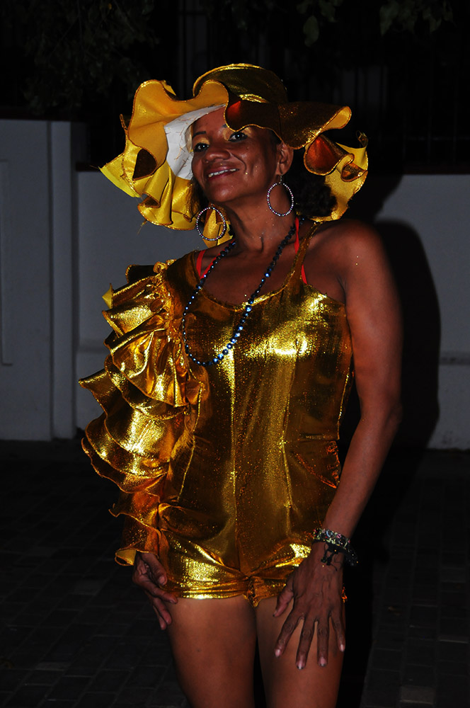 Dancer in Santa Marta Colombia